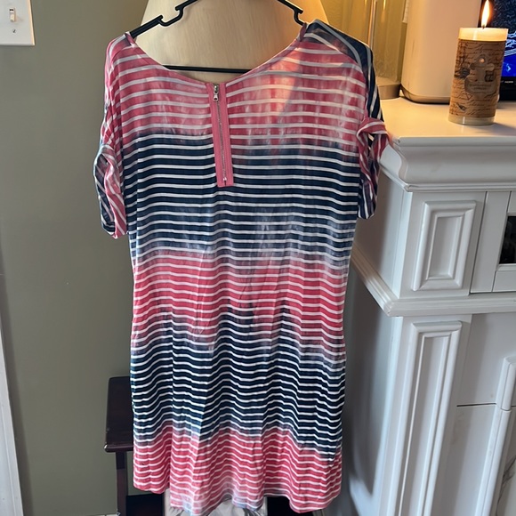 Blue Curl Beachwear, Red, White and Blue Dress, pocket on front. - Picture 2 of 5